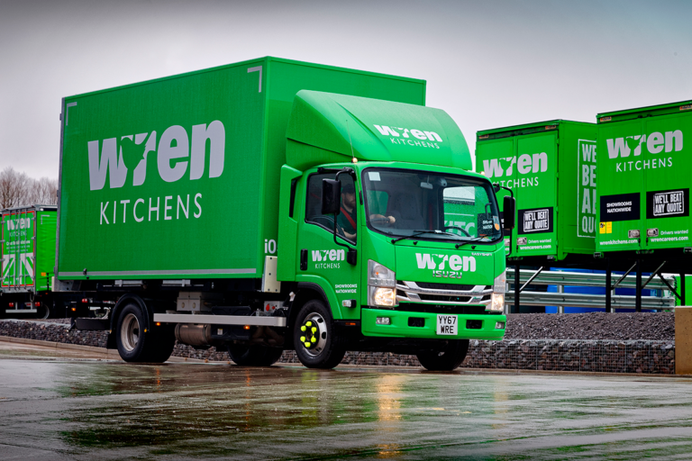Wren Kitchens’ new Isuzu fleet