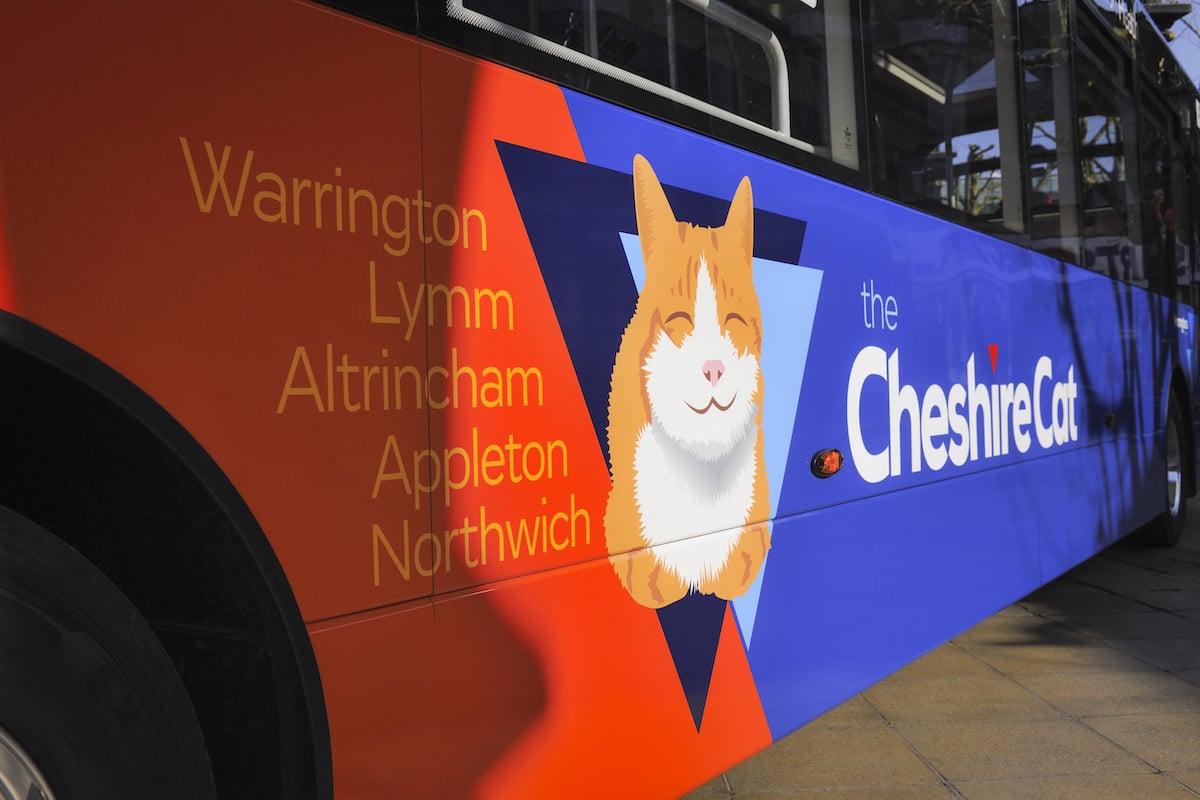 Warrington's Own Buses Cheshire Cat Service