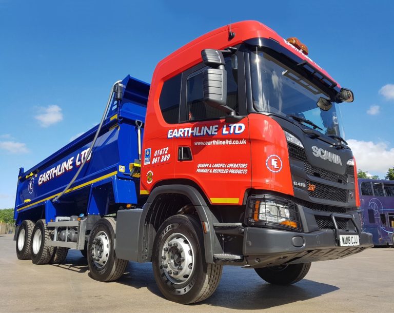 Earthline upgrades fleet with Scania XT tippers