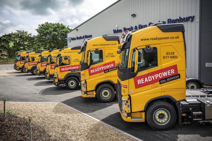 Volvo trucks fleet for ReadyPower