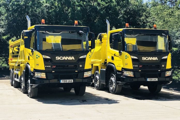 Scania tippers for LSS