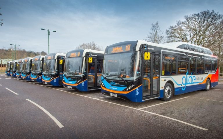 Guildford park and ride goes electric