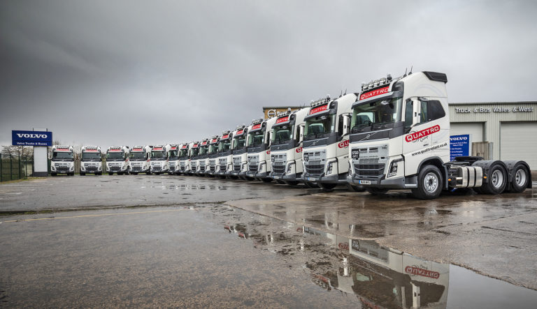Quattro Group takes delivery of 16 new Volvo FH16-750 tractor units