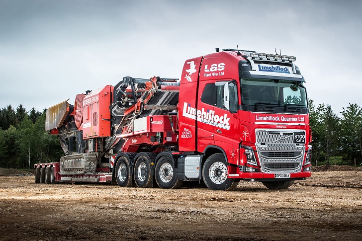 Limehillock Quarries invest in new Volvo FH16-750 tractor unit