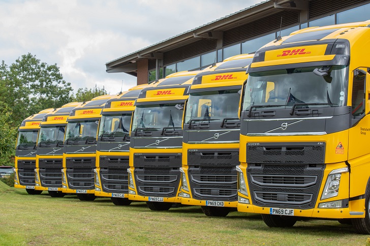 DHL takes delivery of first of 700 new Volvo trucks