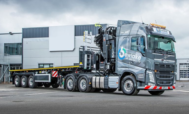 Bewlake Lift and Haul launches with Volvo FH and specialist crane gear