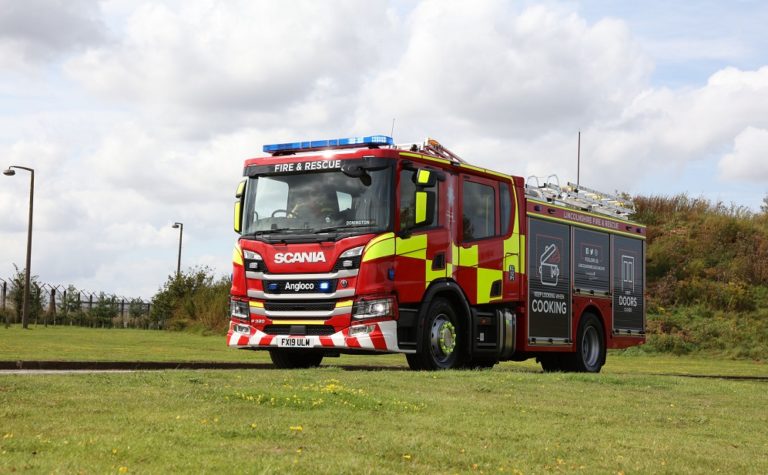 Lincolnshire Fire and Rescue takes delivery of first of 33 Scania fire appliances