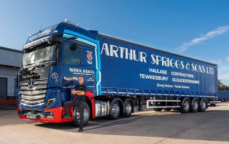 First UK Mercedes-Benz Actros Edition 1 delivered to Arthur Sprigg & Sons
