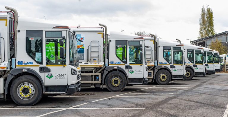 Exeter cleans up with seven new Dennis Eagle refuse collection vehicles