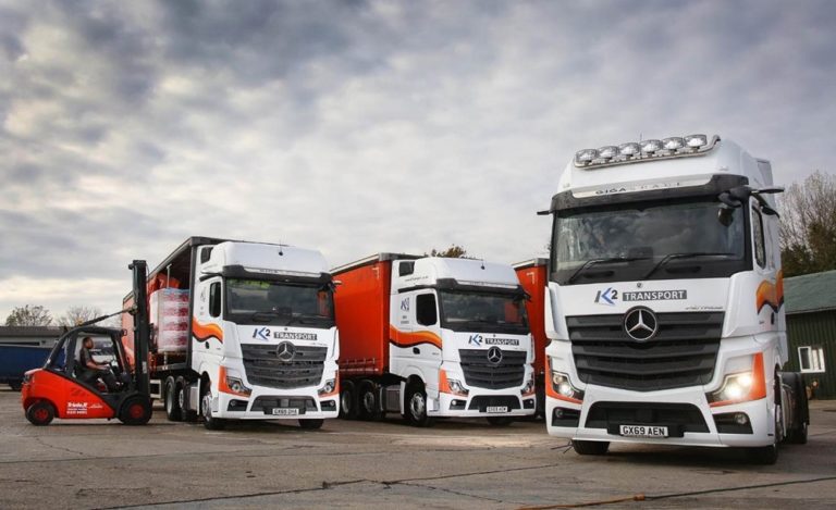 K2 Transport scales heights with eight new Mercedes-Benz Actros tractor units