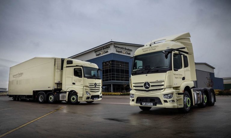 Samworth Brothers take on 48 new Mercedes-Benz Actros