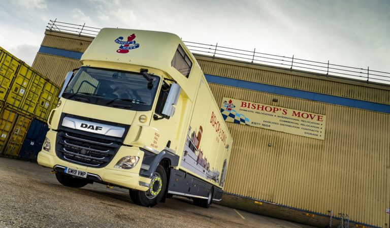 Bishop’s Move celebrates 165 years with specially liveried DAF