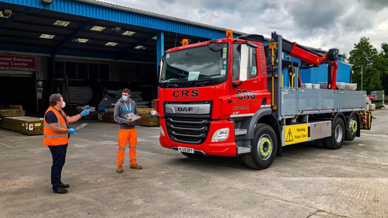 CRS undertakes socially distanced driver training with DAF