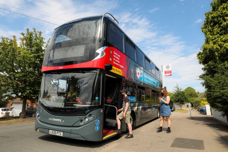 Ten new double-deck electric buses hit Coventry roads