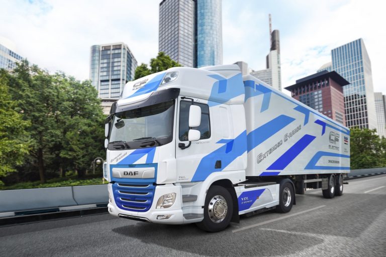 DAF unveils updated CF Electric with range doubled